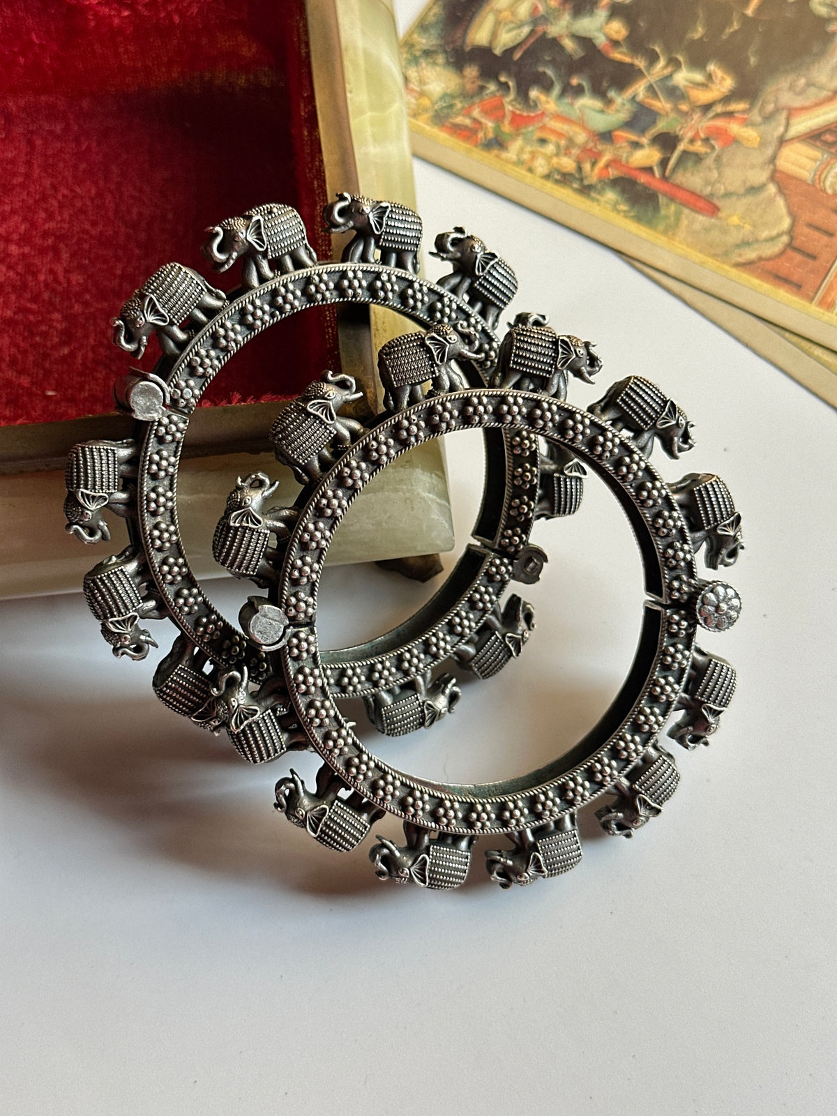 Elephant Motif Kara