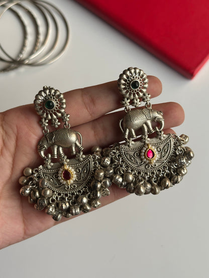Hathi Brass Earrings