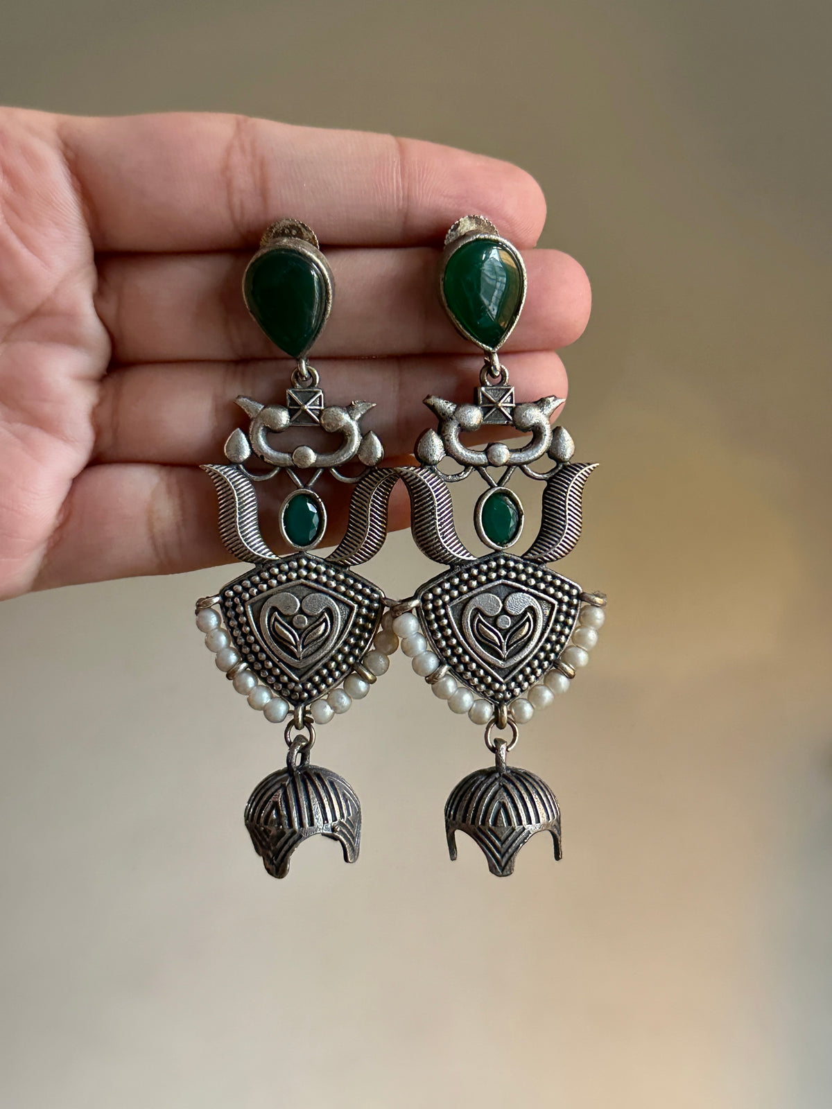 Zaviya Brass Earrings