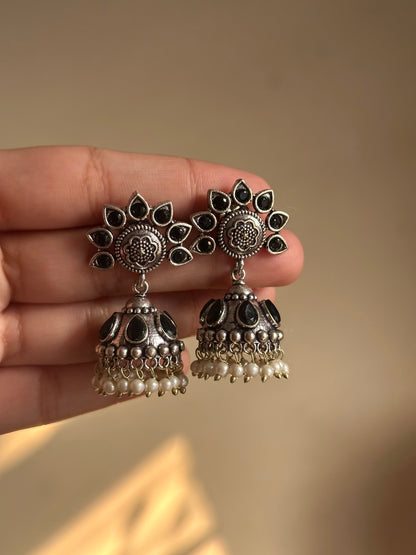 Half Flower Jhumki