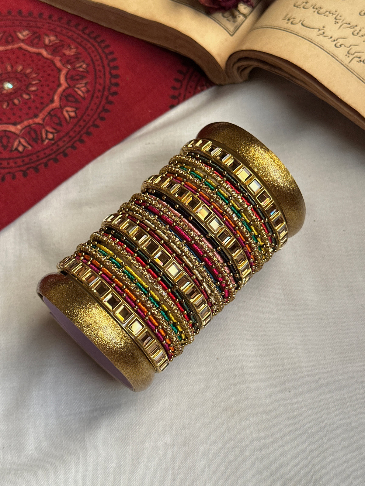 Shehnai Bangle Set (9 Colors)