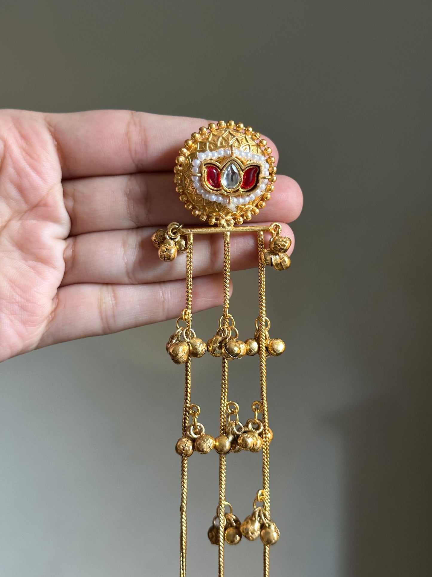 Lotus Kashmiri Earrings