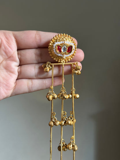Lotus Kashmiri Earrings