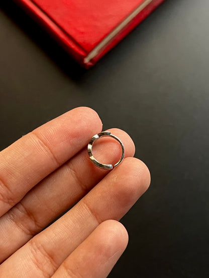 Silver Spiral Nosering