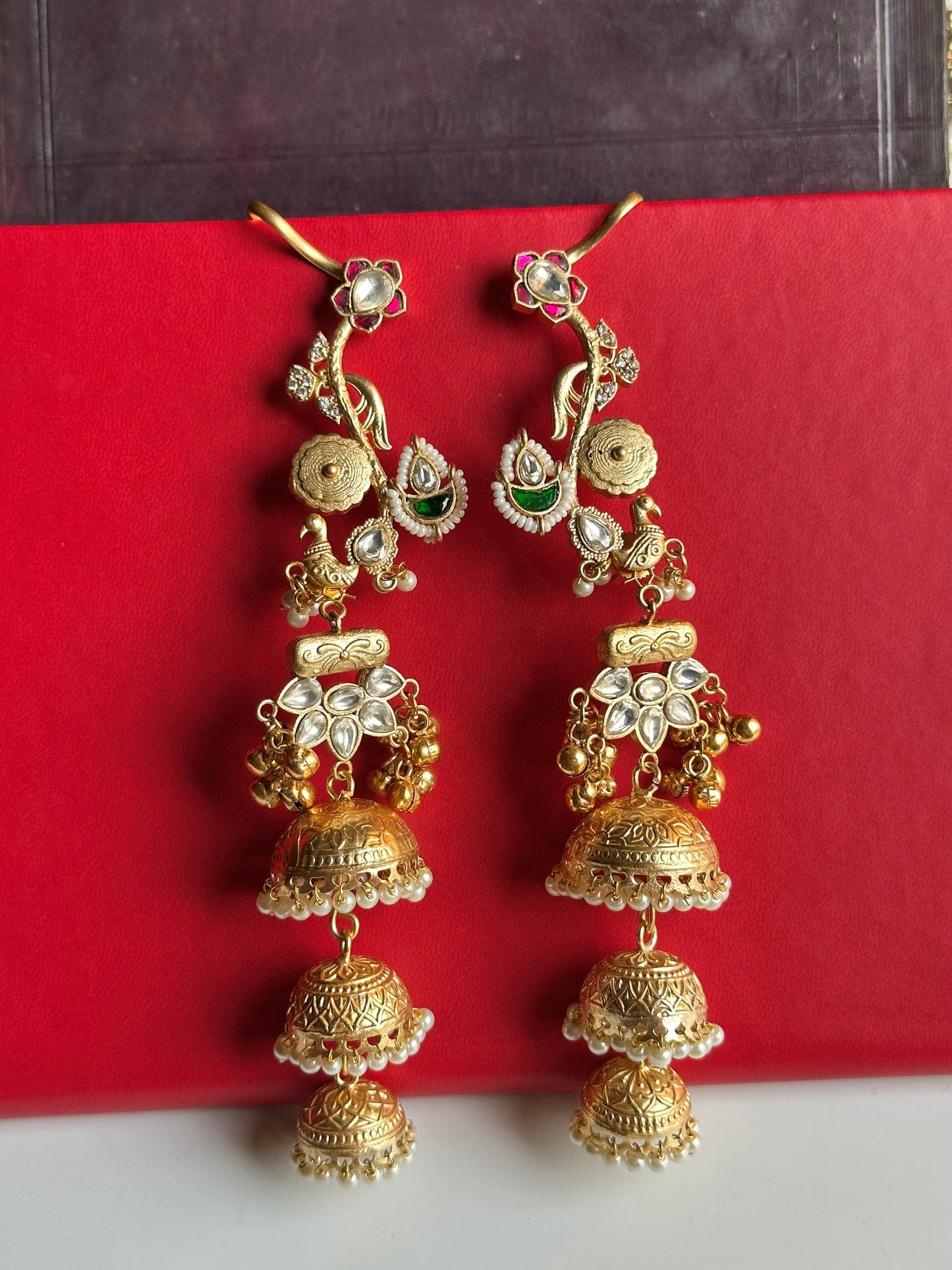 Teen jhumki Kanphool