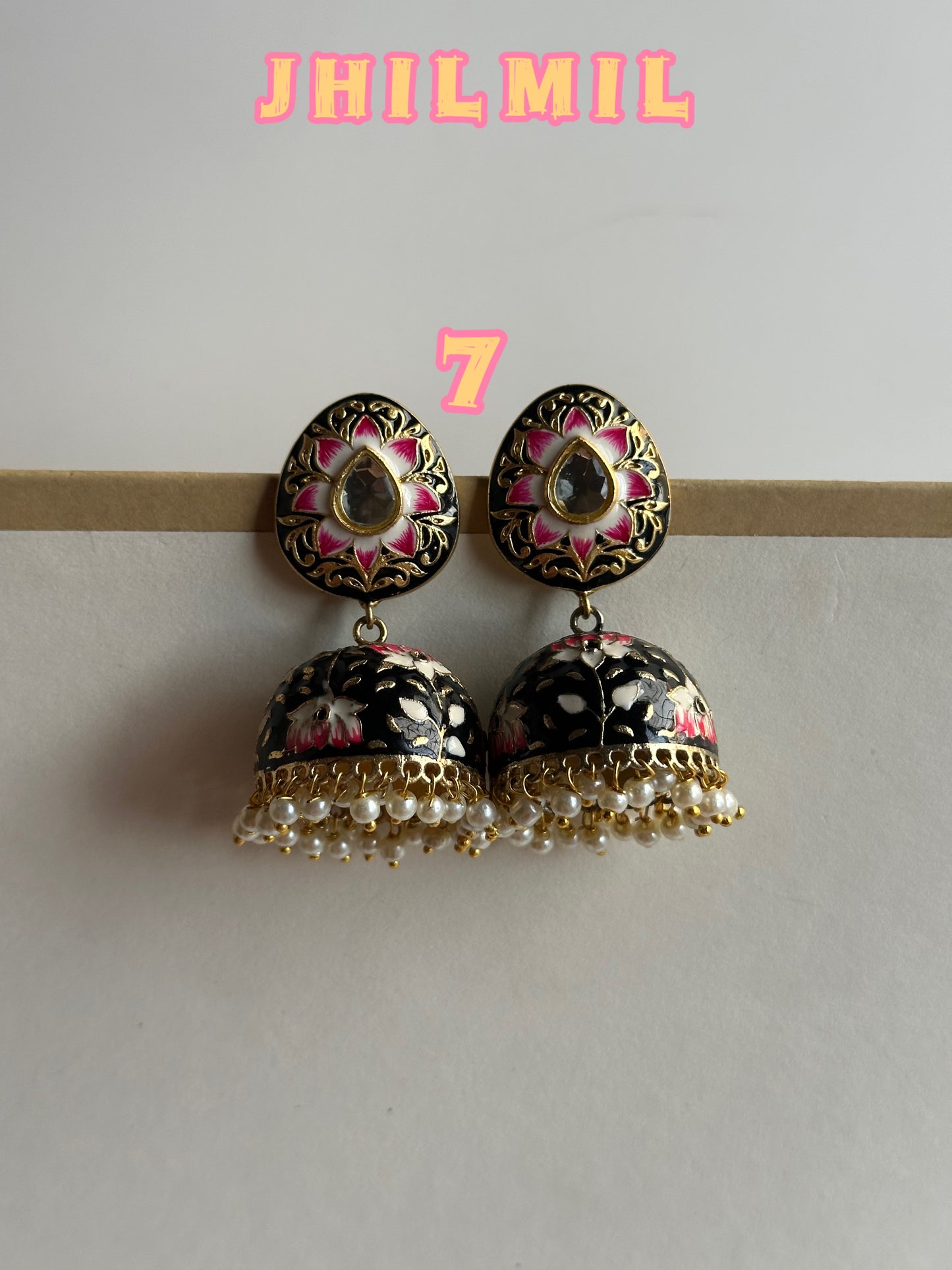 Premium Hand painted Jhumkis