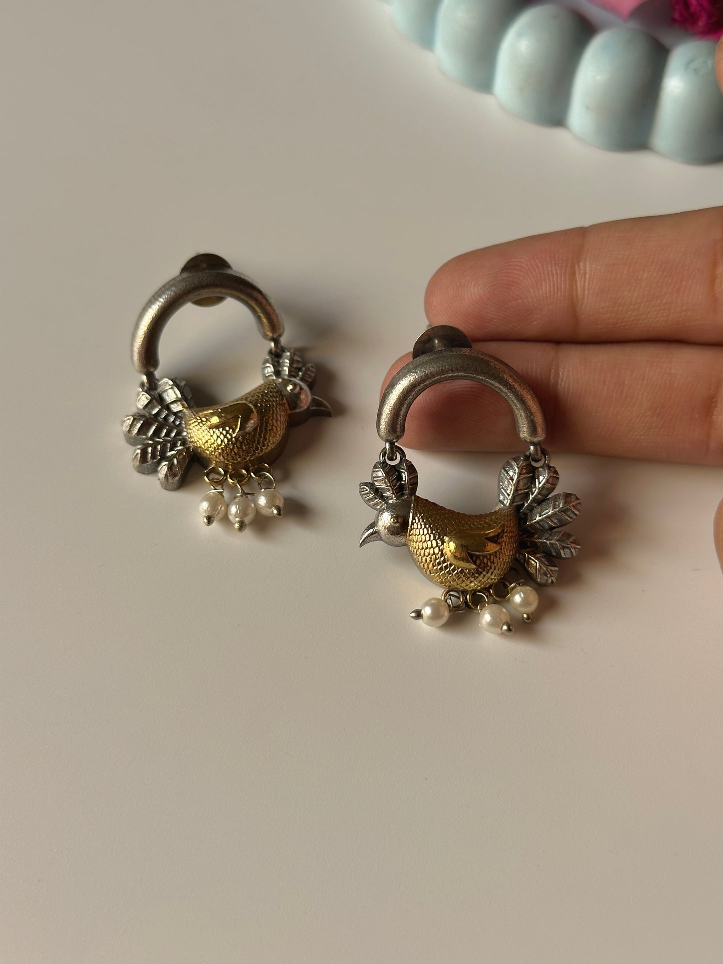 Hanging Bird Earrings