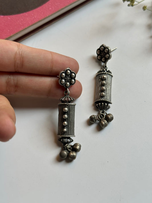 Oxidized Tribal Danglers