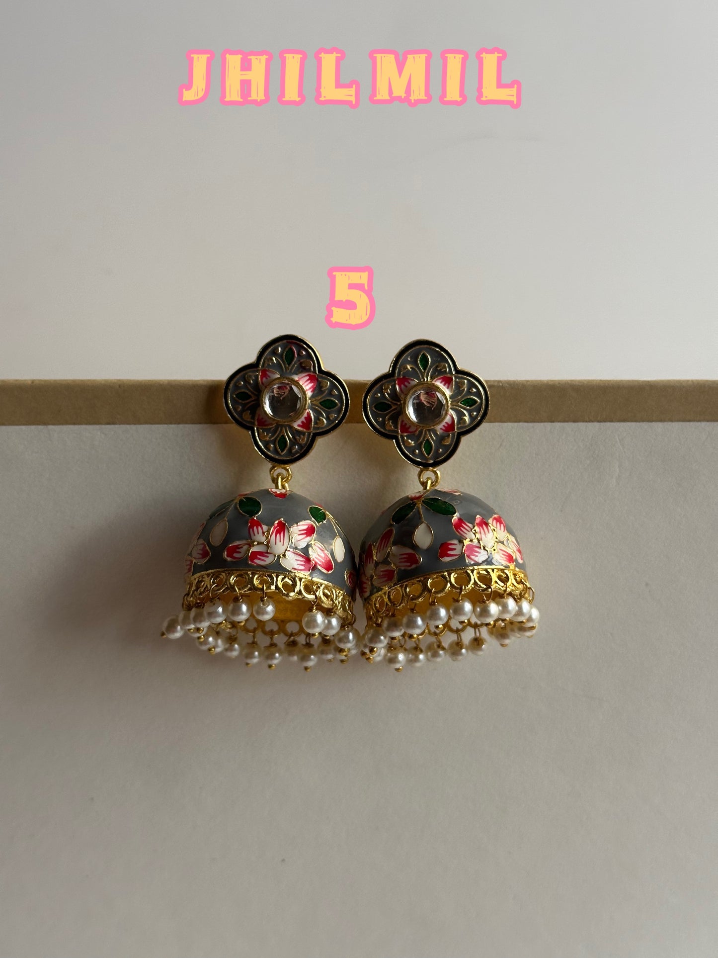Premium Hand painted Jhumkis
