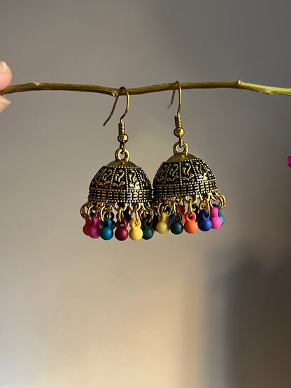 Zari Jhumki (10 colors)