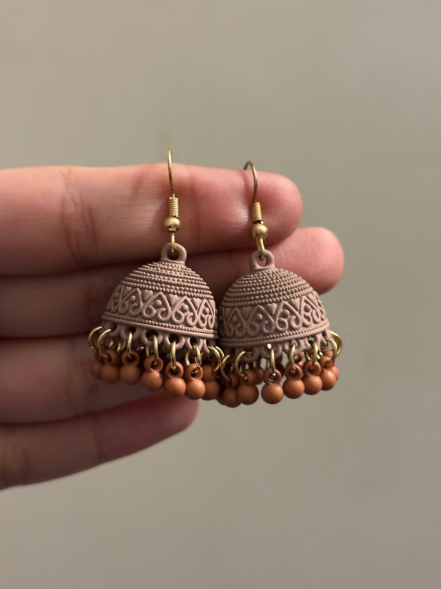 Matte Painted Jhumki