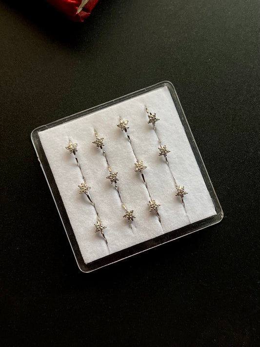 Silver Star Piercing Nosering