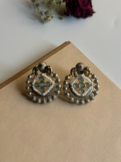 Chandni dual tone Studs