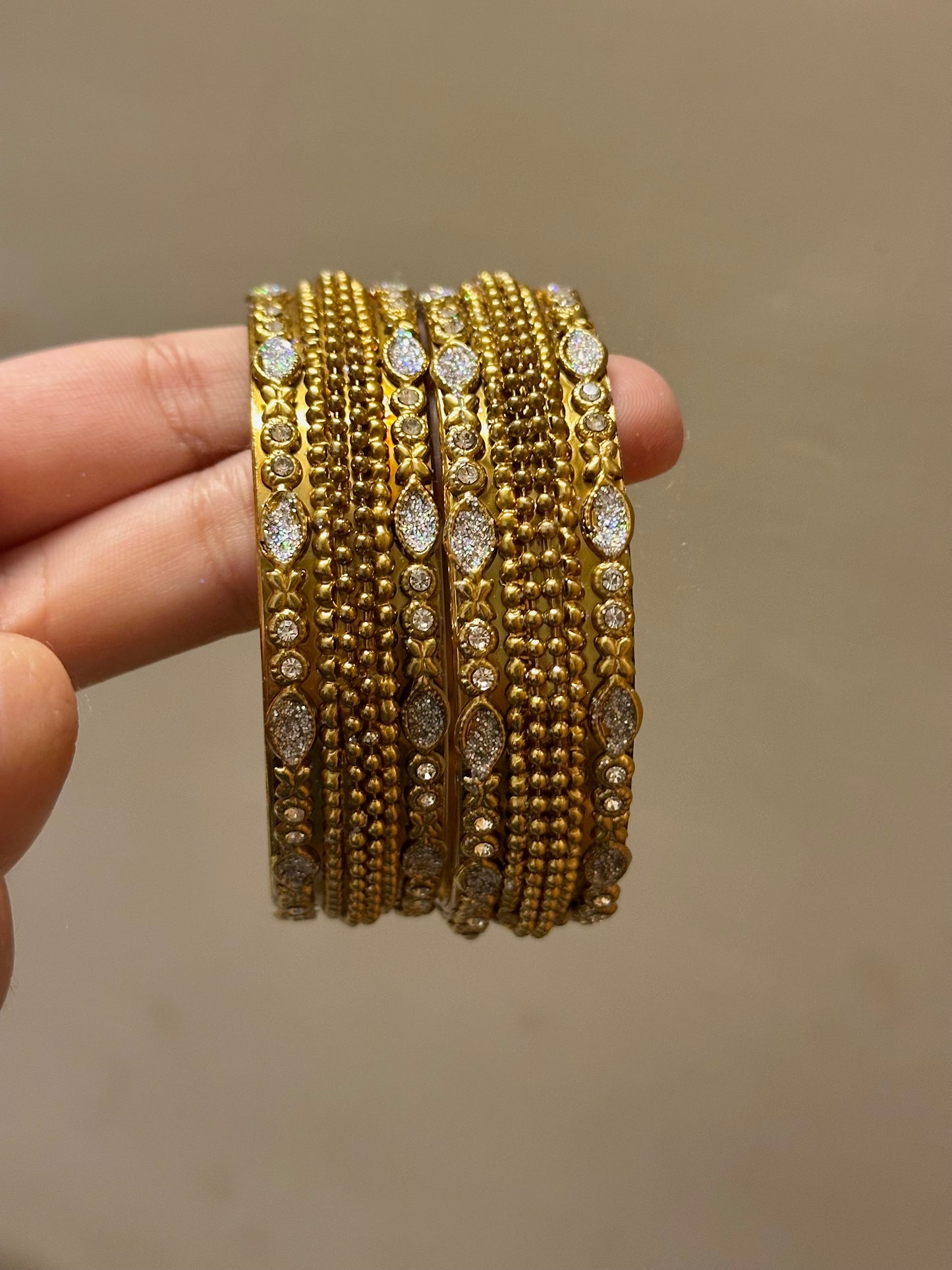 Golden Chunky kara Set
