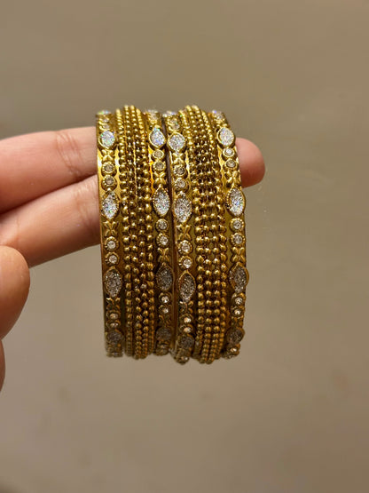 Golden Chunky kara Set