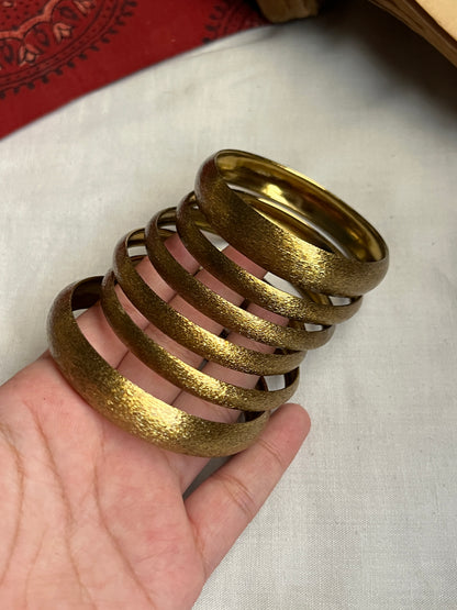 Golden Chunky Bangles