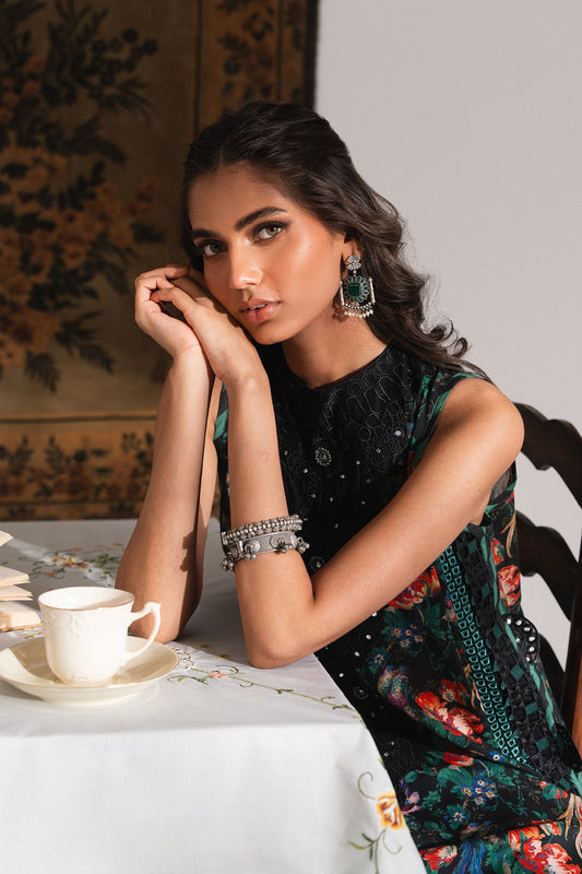 Lotus flower drop Earrings with pearls