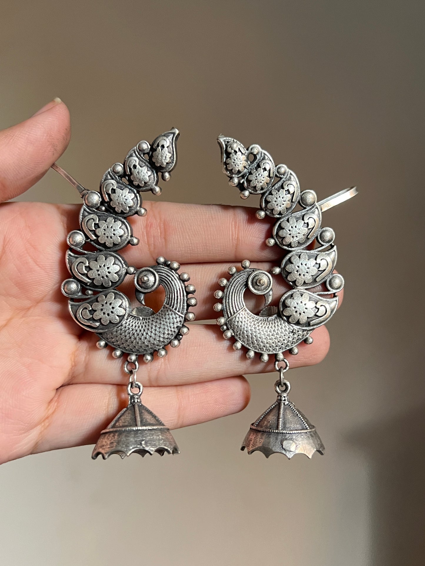 Morni jhumki drop Earcuff