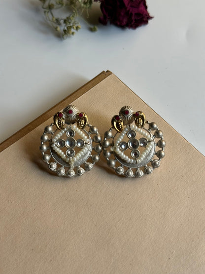 Chandni dual tone Studs