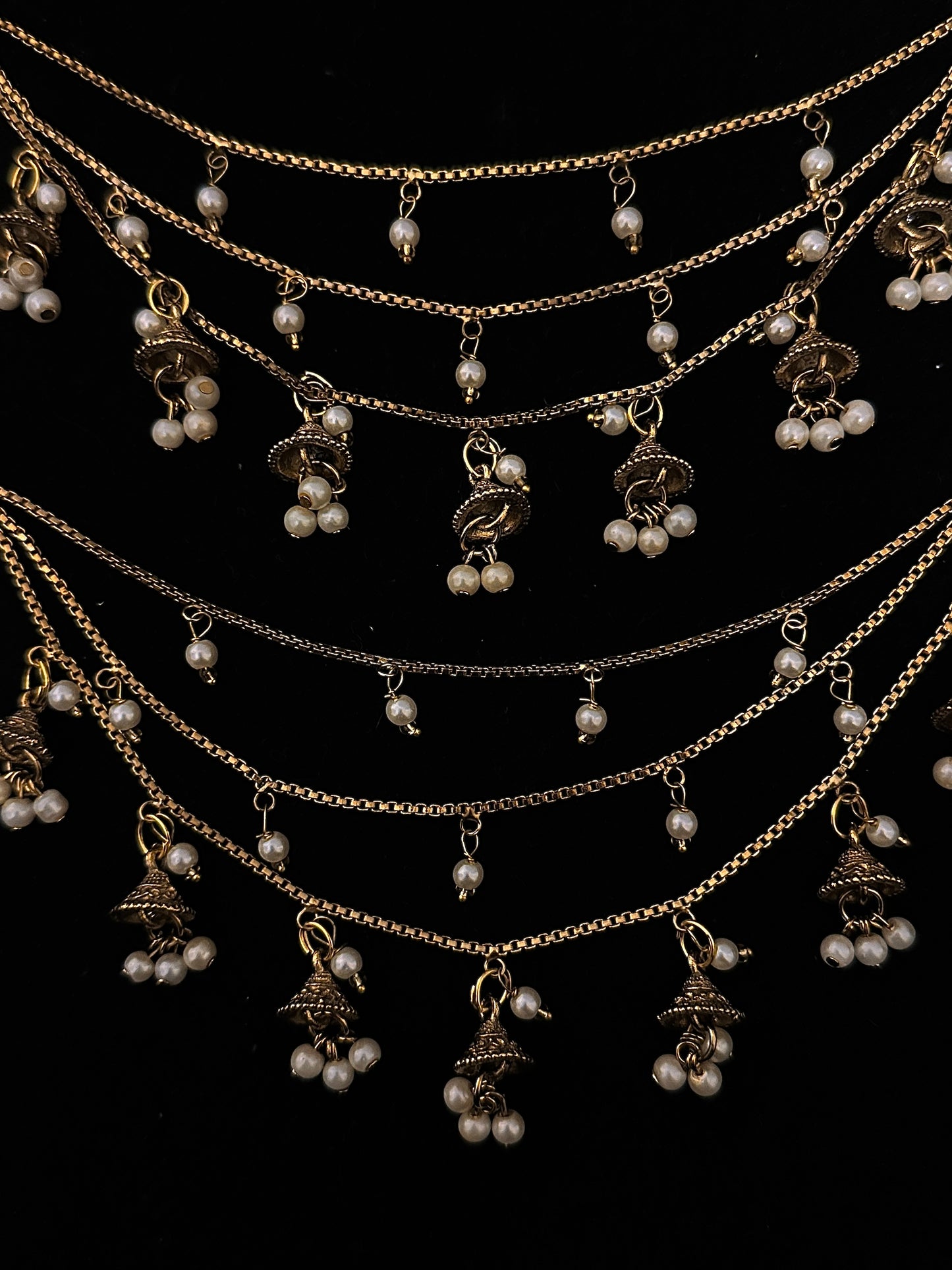 Antique Golden Bell drop Saharay