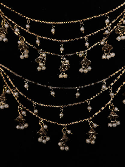 Antique Golden Bell drop Saharay