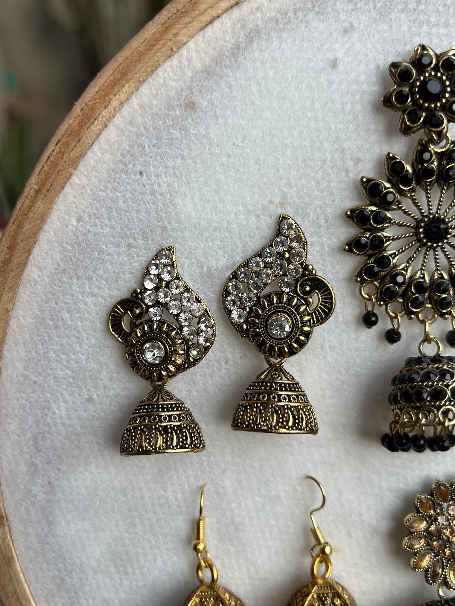 New Golden Jhumkis