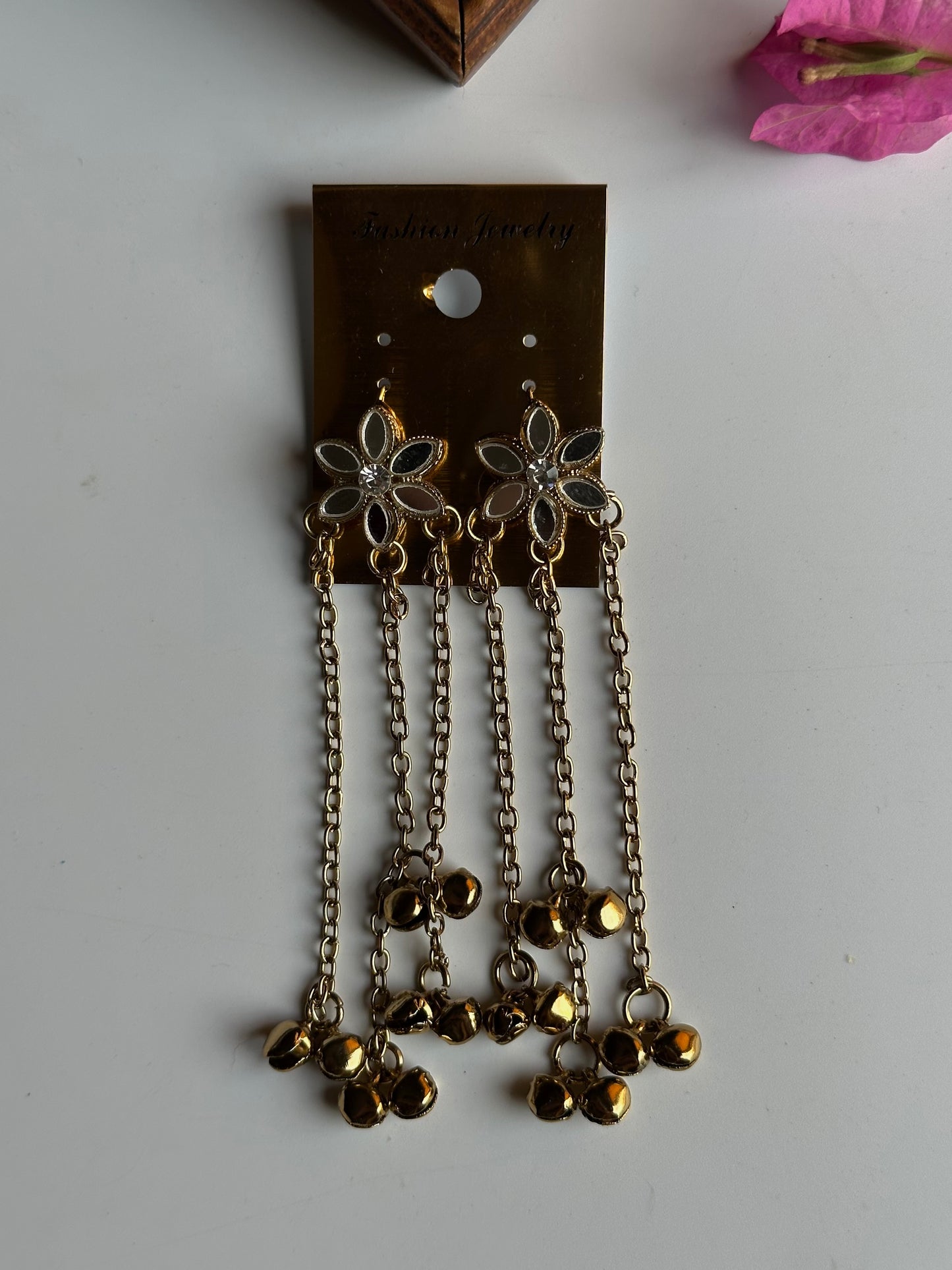 Mini Flower Kashmiri Earrings