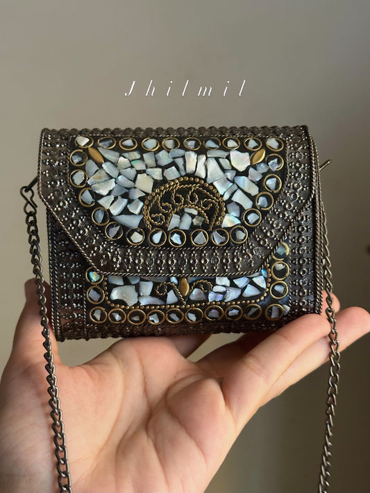 Black Seep Square Clutch