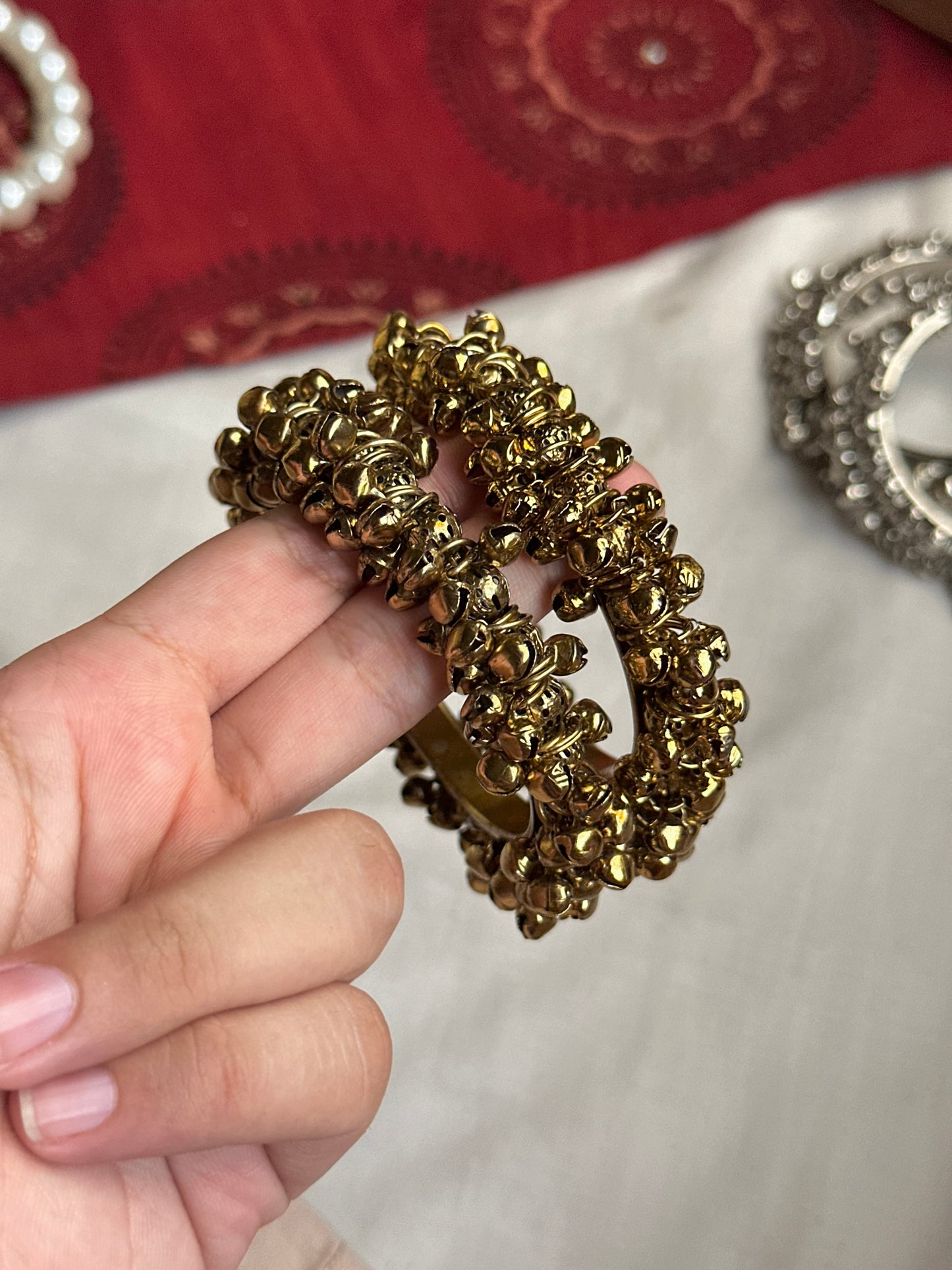 Ghungroo Beaded Karay (2 Colors)