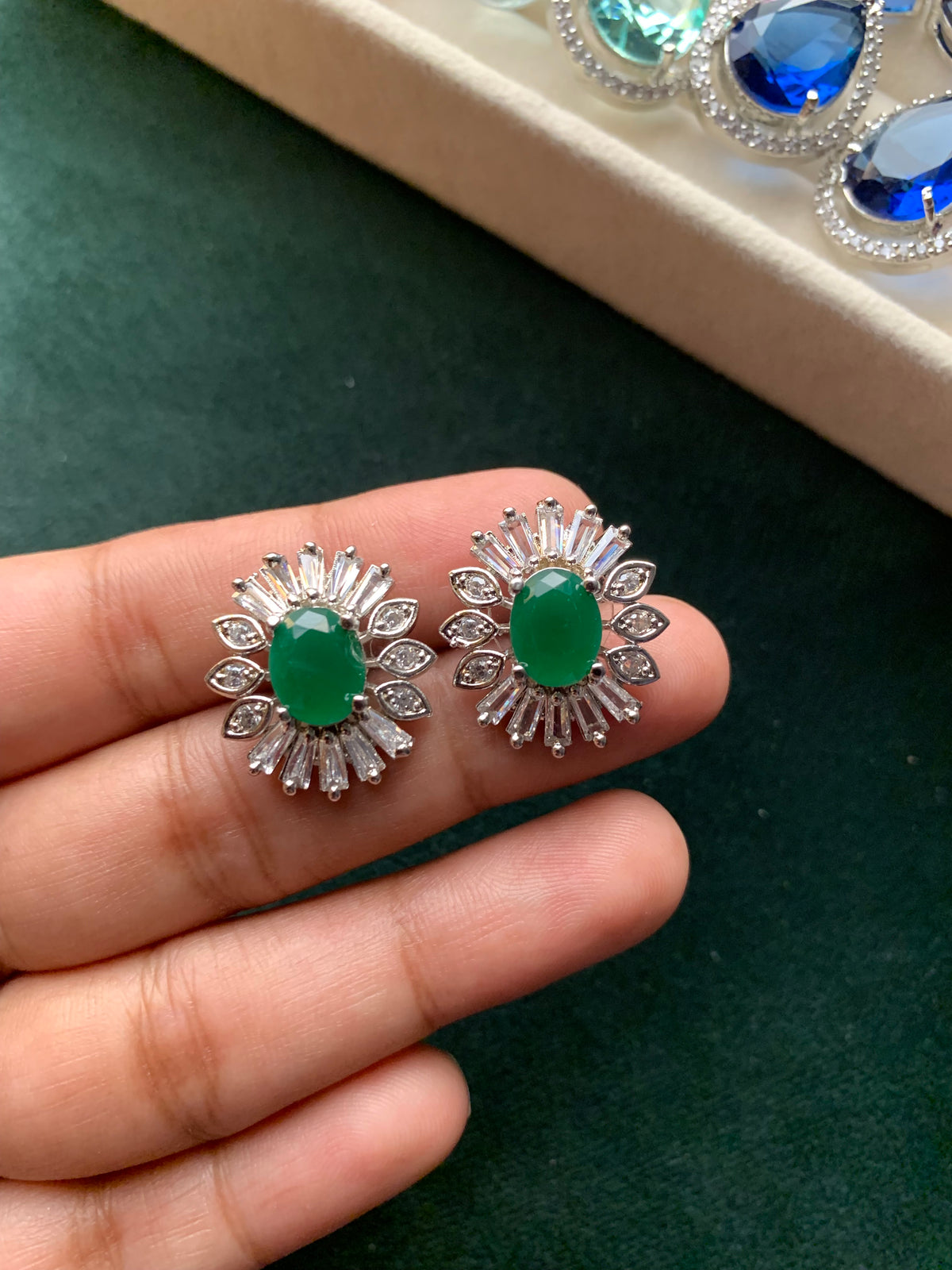 Zirconia Studs (6 Colors)