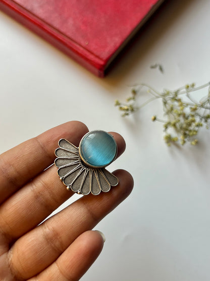 Stone Flower Ring