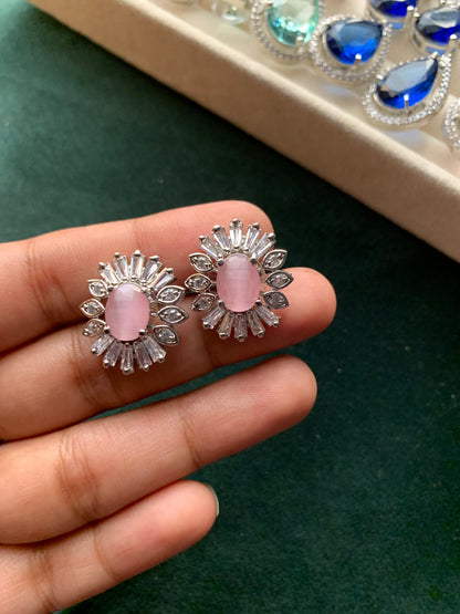 Zirconia Studs (6 Colors)