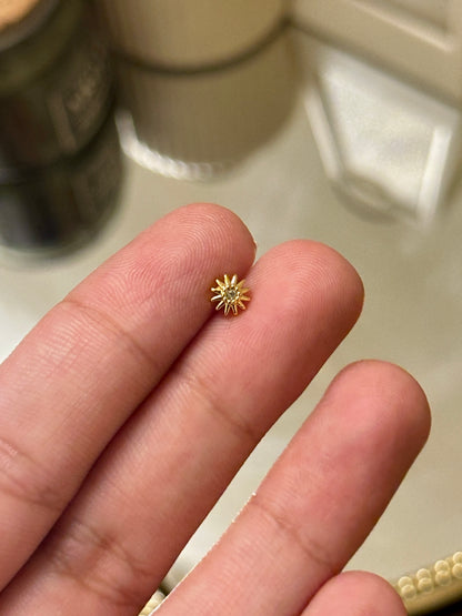 Sunflower Piercing Stud