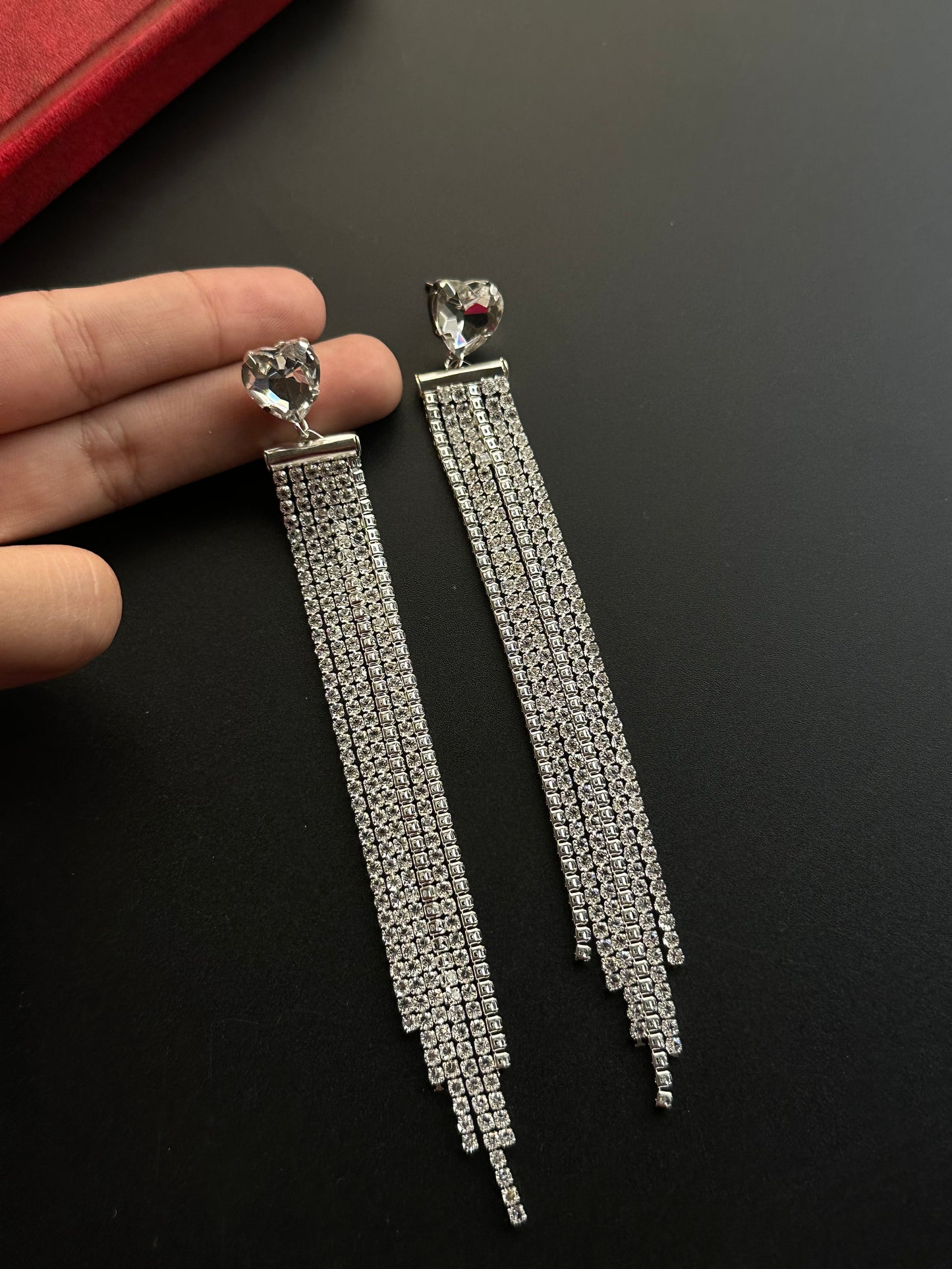Crystal Heart Dangler
