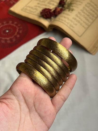 Golden Chunky Bangles