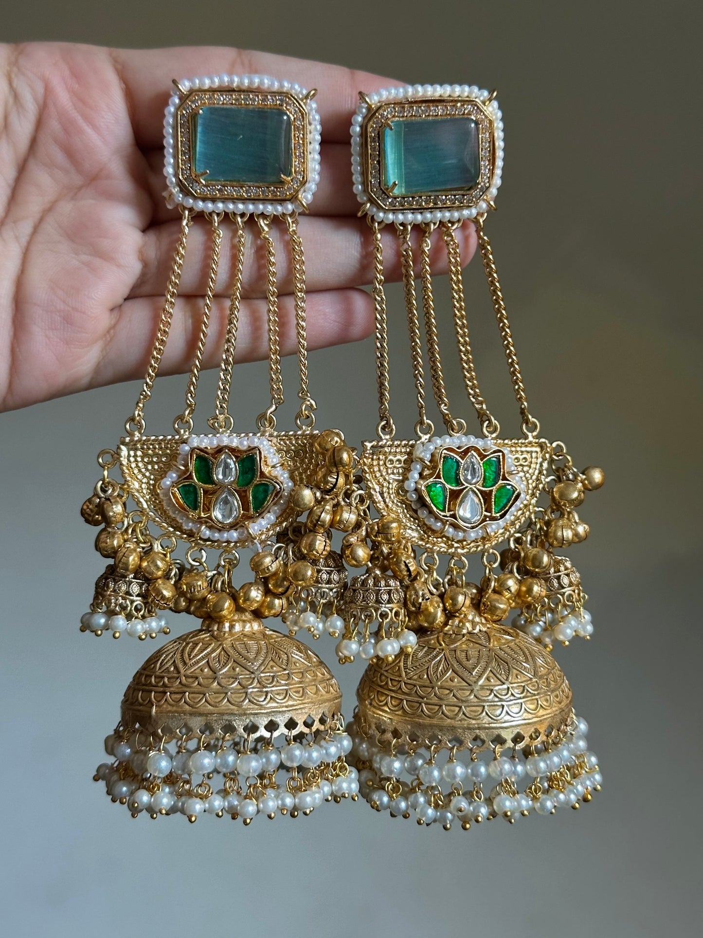 Noor Mahal Kashmiri Jhumka
