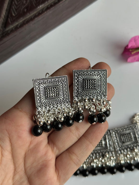 Square Pearl Choker Set