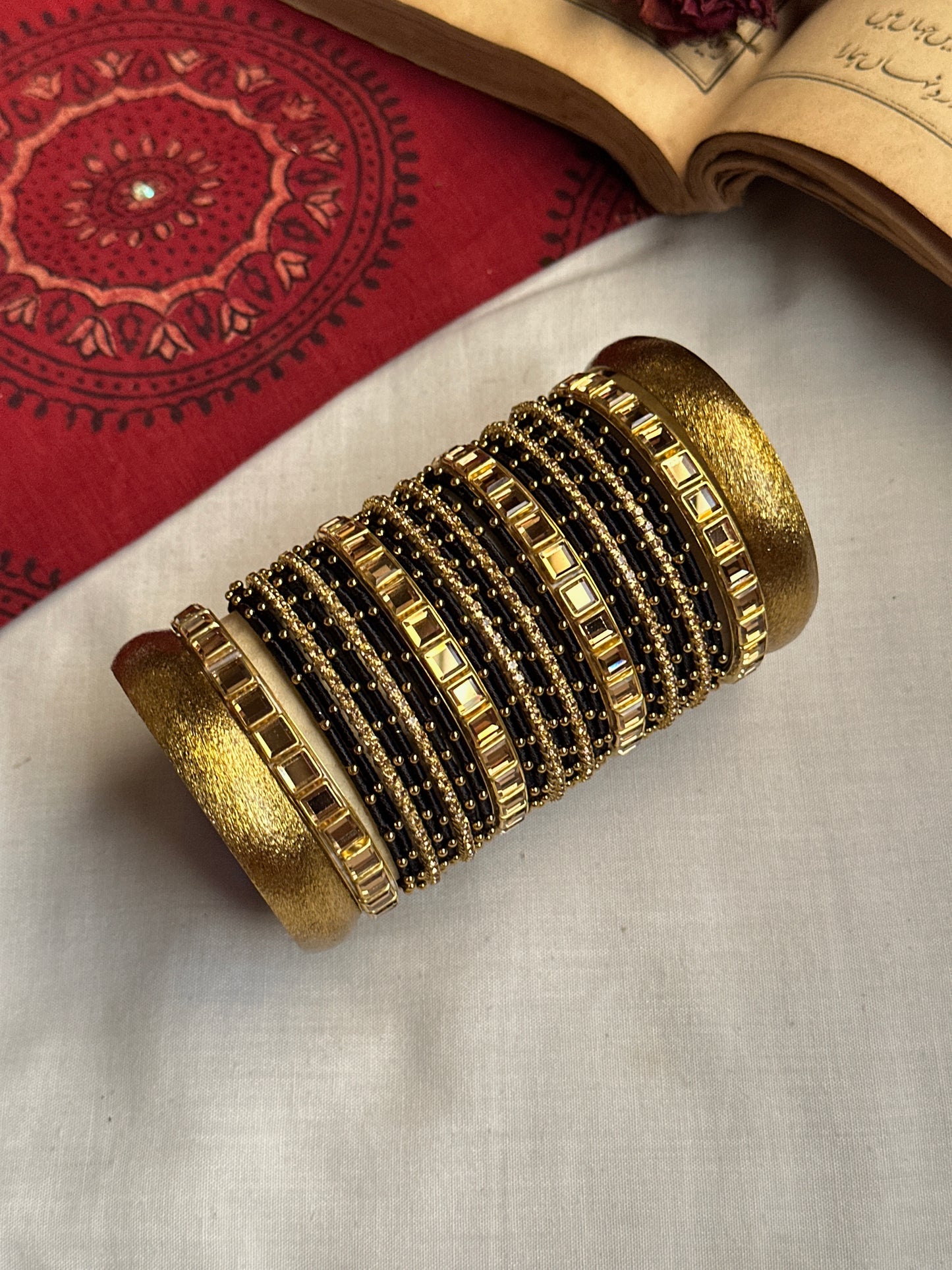Shehnai Bangle Set (9 Colors)