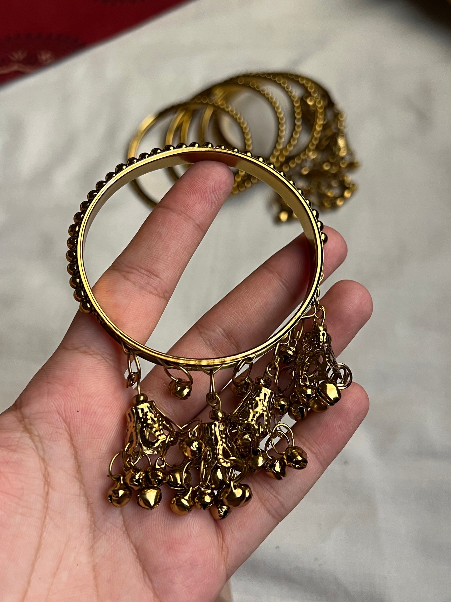 Beaded Bell Drop Bangles