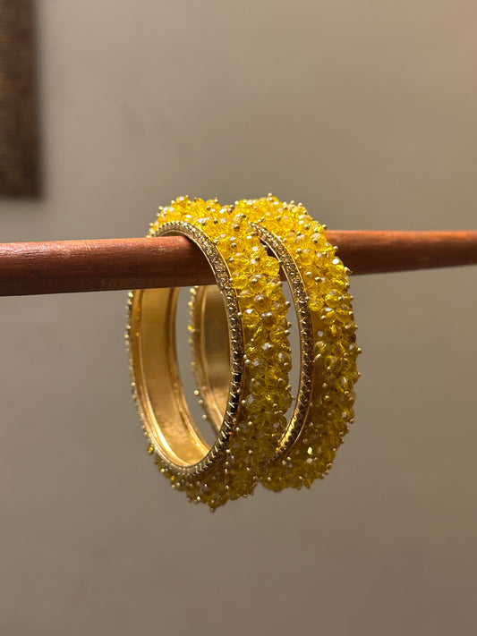 Crystal beaded Bangles(Minor Defected)