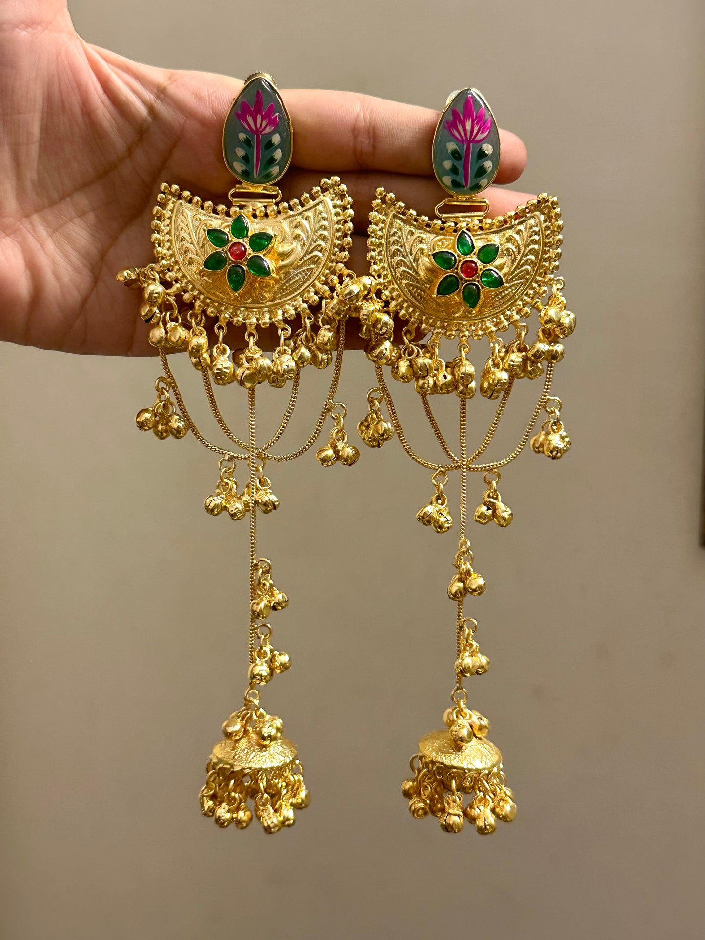 Bano Begum Kashmiri Earrings