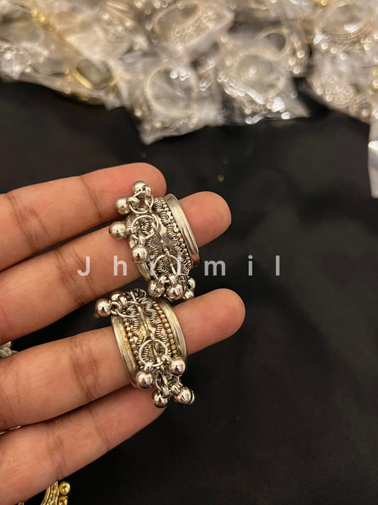 Silver Gajra Ring - Design 1