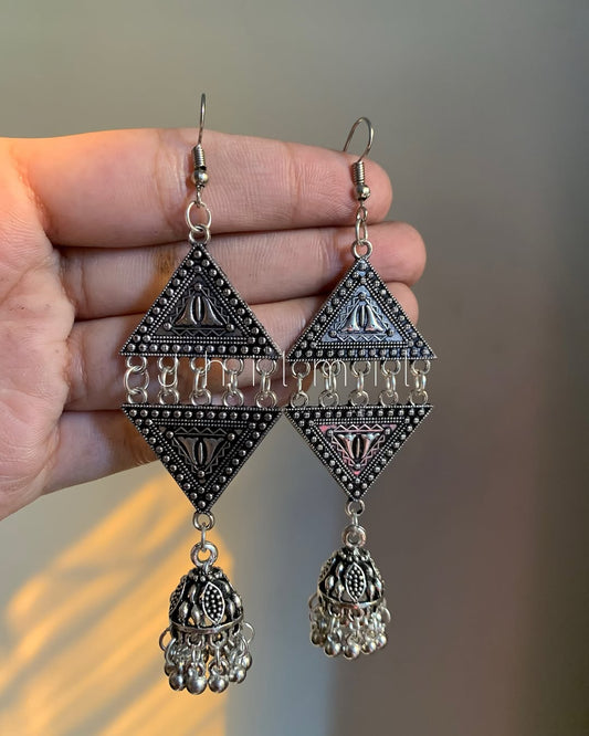 Triangle Attached Jhumki 