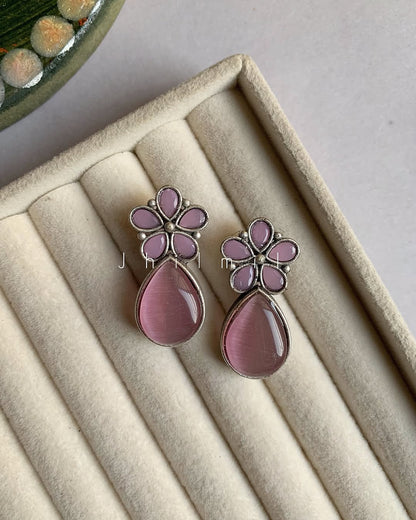 Flower Tear Drop Ear candy