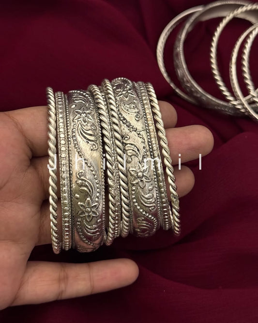 Classic Indian bangles stack