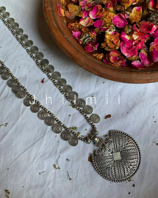Round Coin mala