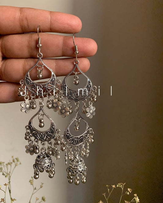 Cute Flower Hanging Jhumki