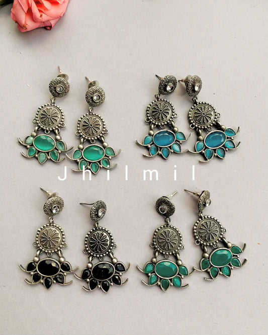 Lotus flower drop ear candy