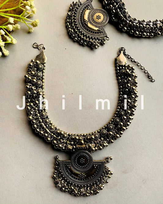 Rajasthani oxidized choker