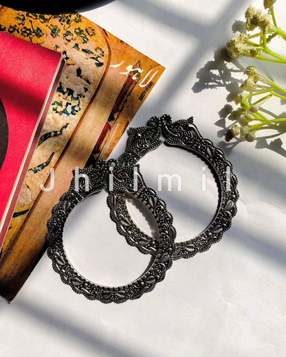 Rajasthani German silver Compressed bangles